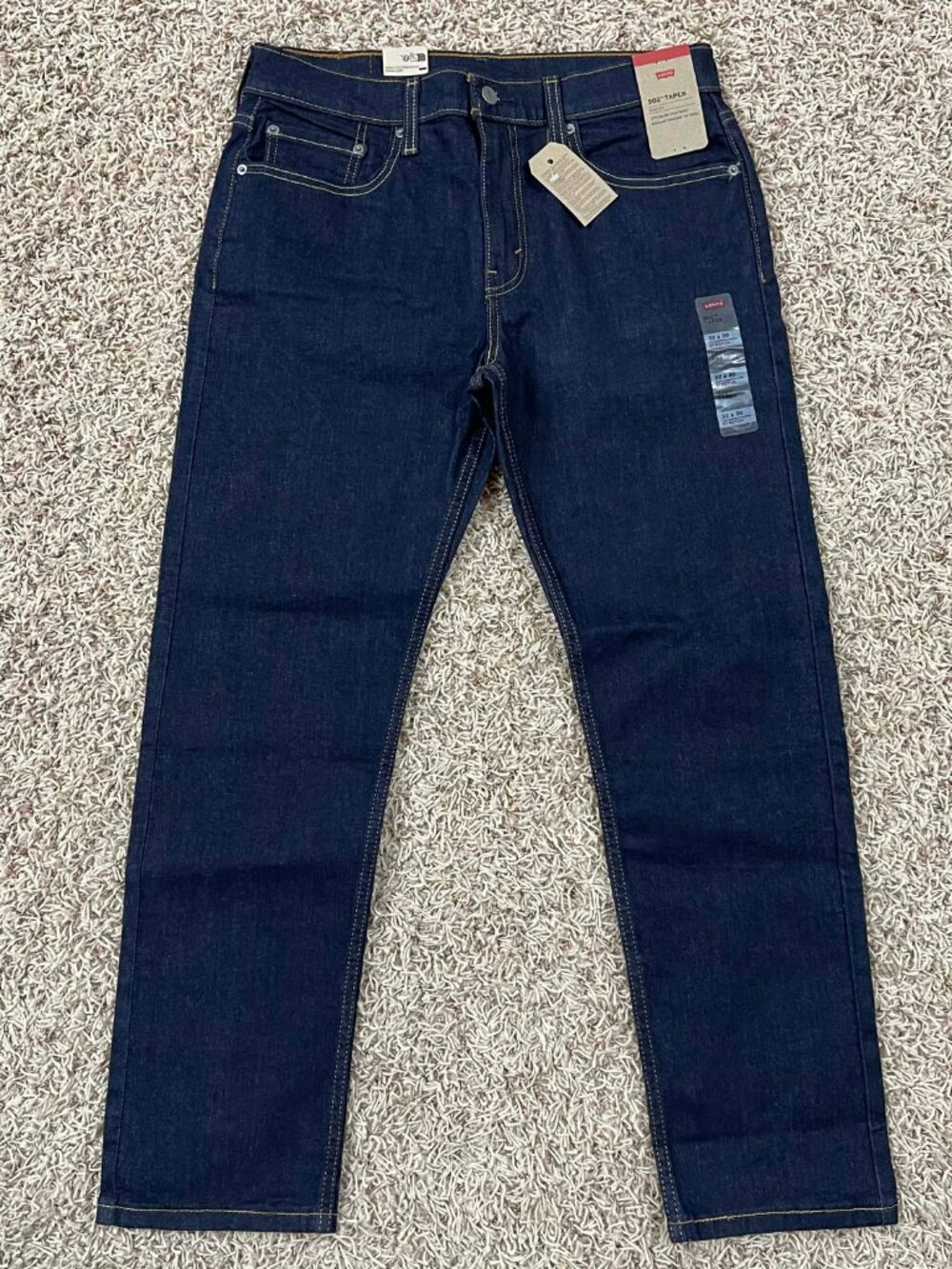 Levi’s Men's 502™ Taper Jeans Dark Blue, Size 32x30 (New)